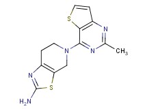 5-(2-methylthieno[3,2-d]pyrimidin-4-yl)-4,5,6,7-tetrahydro[1,3]thiazolo[5,4-c]pyridin-2-amine