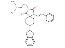8-(2,3-dihydro-1H-inden-2-yl)-3-[3-(dimethylamino)propyl]-1-(2-phenylethyl)-1,3,8-triazaspiro[4.5]decane-2,4-dione
