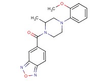 5-{[4-(2-methoxyphenyl)-2-methyl-1-piperazinyl]carbonyl}-2,1,3-benzoxadiazole