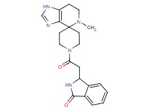3-[2-(5-methyl-1,5,6,7-tetrahydro-1'H-spiro[imidazo[4,5-c]pyridine-4,4'-piperidin]-1'-yl)-2-oxoethyl]isoindolin-1-one