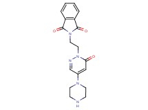 2-{2-[6-oxo-4-(1-piperazinyl)-1(6H)-pyridazinyl]ethyl}-1H-isoindole-1,3(2H)-dione trifluoroacetate