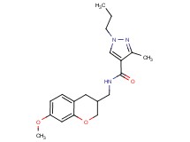 N-[(7-methoxy-3,4-dihydro-2H-chromen-3-yl)methyl]-3-methyl-1-propyl-1H-pyrazole-4-carboxamide