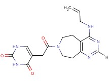 5-{2-[4-(allylamino)-5,6,8,9-tetrahydro-7H-pyrimido[4,5-d]azepin-7-yl]-2-oxoethyl}pyrimidine-2,4(1H,3H)-dione
