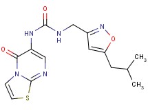N-[(5-isobutylisoxazol-3-yl)methyl]-N'-(5-oxo-5H-[1,3]thiazolo[3,2-a]pyrimidin-6-yl)urea