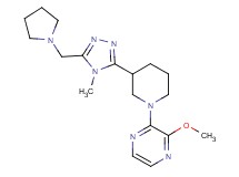 2-methoxy-3-{3-[4-methyl-5-(pyrrolidin-1-ylmethyl)-4H-1,2,4-triazol-3-yl]piperidin-1-yl}pyrazine