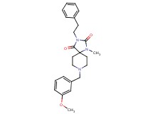 8-(3-methoxybenzyl)-1-methyl-3-(2-phenylethyl)-1,3,8-triazaspiro[4.5]decane-2,4-dione
