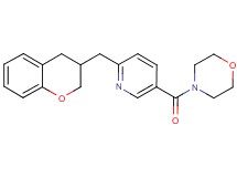 4-{[6-(3,4-dihydro-2H-chromen-3-ylmethyl)pyridin-3-yl]carbonyl}morpholine