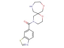 4-(1,3-benzothiazol-6-ylcarbonyl)-1,8-dioxa-4,11-diazaspiro[5.6]dodecane
