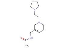 N-{[1-(2-pyrrolidin-1-ylethyl)-1,2,5,6-tetrahydropyridin-3-yl]methyl}acetamide