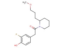2-fluoro-4-{2-[2-(3-methoxypropyl)-1-piperidinyl]-2-oxoethyl}phenol