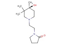 1-{2-[(4S)-4-hydroxy-3,3,4-trimethyl-1-piperidinyl]ethyl}-2-pyrrolidinone