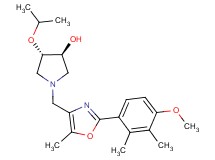 (3S*,4S*)-4-isopropoxy-1-{[2-(4-methoxy-2,3-dimethylphenyl)-5-methyl-1,3-oxazol-4-yl]methyl}pyrrolidin-3-ol