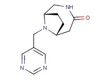 (1S*,6R*)-9-(pyrimidin-5-ylmethyl)-3,9-diazabicyclo[4.2.1]nonan-4-one