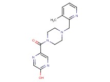 5-({4-[(3-methyl-2-pyridinyl)methyl]-1-piperazinyl}carbonyl)-2-pyrazinol
