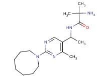 N~1~-{1-[2-(1-azocanyl)-4-methyl-5-pyrimidinyl]ethyl}-2-methylalaninamide dihydrochloride