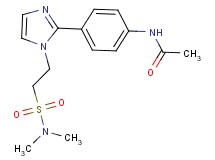 N-[4-(1-{2-[(dimethylamino)sulfonyl]ethyl}-1H-imidazol-2-yl)phenyl]acetamide