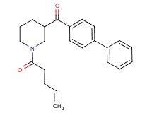4-biphenylyl[1-(4-pentenoyl)-3-piperidinyl]methanone