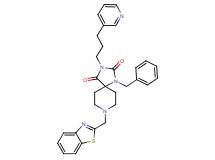 8-(1,3-benzothiazol-2-ylmethyl)-1-benzyl-3-[3-(3-pyridinyl)propyl]-1,3,8-triazaspiro[4.5]decane-2,4-dione