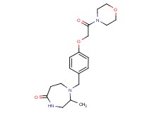 2-methyl-1-[4-(2-morpholin-4-yl-2-oxoethoxy)benzyl]-1,4-diazepan-5-one