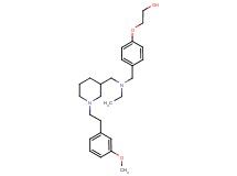2-(4-{[ethyl({1-[2-(3-methoxyphenyl)ethyl]-3-piperidinyl}methyl)amino]methyl}phenoxy)ethanol