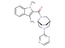 (1S*,5R*)-6-[(1,3-dimethyl-1H-indol-2-yl)carbonyl]-3-(2-pyrazinyl)-3,6-diazabicyclo[3.2.2]nonane