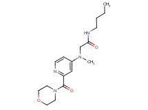 N~1~-butyl-N~2~-methyl-N~2~-[2-(4-morpholinylcarbonyl)-4-pyridinyl]glycinamide