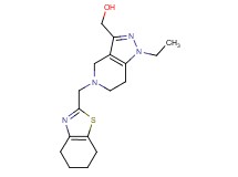 [1-ethyl-5-(4,5,6,7-tetrahydro-1,3-benzothiazol-2-ylmethyl)-4,5,6,7-tetrahydro-1H-pyrazolo[4,3-c]pyridin-3-yl]methanol