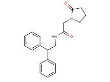 N-(2,2-diphenylethyl)-2-(2-oxo-1-pyrrolidinyl)acetamide