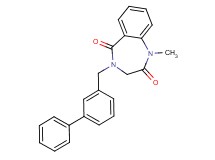 4-(biphenyl-3-ylmethyl)-1-methyl-3,4-dihydro-1H-1,4-benzodiazepine-2,5-dione