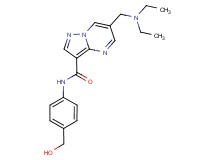 6-[(diethylamino)methyl]-N-[4-(hydroxymethyl)phenyl]pyrazolo[1,5-a]pyrimidine-3-carboxamide