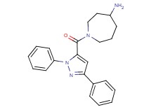 1-[(1,3-diphenyl-1H-pyrazol-5-yl)carbonyl]-4-azepanamine