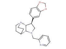 (2R*,3S*,6R*)-3-(1,3-benzodioxol-5-yl)-5-(2-pyridinylmethyl)-1,5-diazatricyclo[5.2.2.0~2,6~]undecane