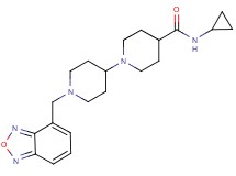 1'-(2,1,3-benzoxadiazol-4-ylmethyl)-N-cyclopropyl-1,4'-bipiperidine-4-carboxamide