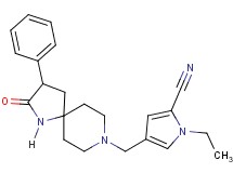 1-ethyl-4-[(2-oxo-3-phenyl-1,8-diazaspiro[4.5]dec-8-yl)methyl]-1H-pyrrole-2-carbonitrile