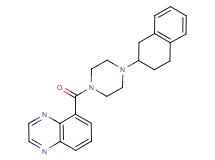 5-{[4-(1,2,3,4-tetrahydro-2-naphthalenyl)-1-piperazinyl]carbonyl}quinoxaline