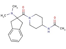 N-(1-{[2-(dimethylamino)-2,3-dihydro-1H-inden-2-yl]carbonyl}-4-piperidinyl)acetamide