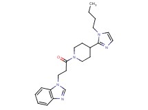 1-{3-[4-(1-butyl-1H-imidazol-2-yl)piperidin-1-yl]-3-oxopropyl}-1H-benzimidazole