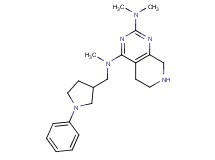 N~2~,N~2~,N~4~-trimethyl-N~4~-[(1-phenylpyrrolidin-3-yl)methyl]-5,6,7,8-tetrahydropyrido[3,4-d]pyrimidine-2,4-diamine