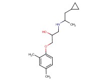 1-[(2-cyclopropyl-1-methylethyl)amino]-3-(2,4-dimethylphenoxy)-2-propanol trifluoroacetate (salt)