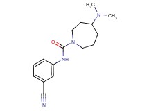 N-(3-cyanophenyl)-4-(dimethylamino)-1-azepanecarboxamide