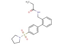 N-{[4'-(pyrrolidin-1-ylsulfonyl)biphenyl-2-yl]methyl}propanamide