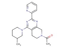 7-acetyl-4-(3-methylpiperidin-1-yl)-2-pyridin-2-yl-5,6,7,8-tetrahydropyrido[3,4-d]pyrimidine