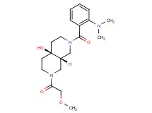 (4aR*,8aR*)-2-[2-(dimethylamino)benzoyl]-7-(methoxyacetyl)octahydro-2,7-naphthyridin-4a(2H)-ol