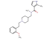 N-({1-[2-(2-methoxyphenyl)ethyl]piperidin-4-yl}methyl)-N,2-dimethyl-1H-pyrrole-3-carboxamide