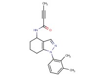 N-[1-(2,3-dimethylphenyl)-4,5,6,7-tetrahydro-1H-indazol-4-yl]-2-butynamide