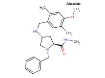 (4R)-1-benzyl-4-[(4-methoxy-2,5-dimethylbenzyl)amino]-N-methyl-L-prolinamide