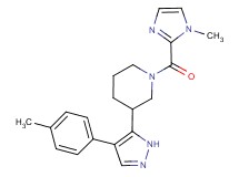 1-[(1-methyl-1H-imidazol-2-yl)carbonyl]-3-[4-(4-methylphenyl)-1H-pyrazol-5-yl]piperidine