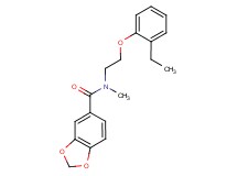 N-[2-(2-ethylphenoxy)ethyl]-N-methyl-1,3-benzodioxole-5-carboxamide