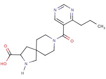 8-[(4-propyl-5-pyrimidinyl)carbonyl]-2,8-diazaspiro[4.5]decane-3-carboxylic acid