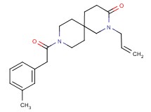 2-allyl-9-[(3-methylphenyl)acetyl]-2,9-diazaspiro[5.5]undecan-3-one